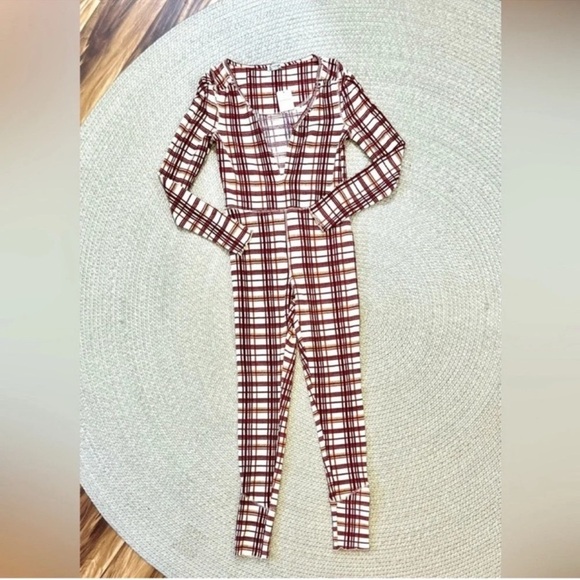 New Free People Home Alone Thermal Pajama Set - Picture 3 of 6